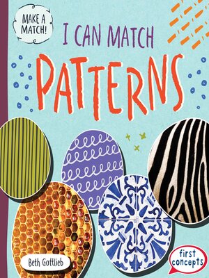 cover image of I Can Match Patterns